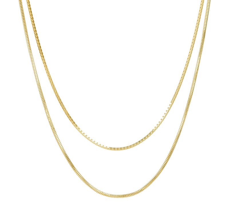 Louis Dell'Olio Sterling Silver Bikini Multi-Srand Necklace — Main view