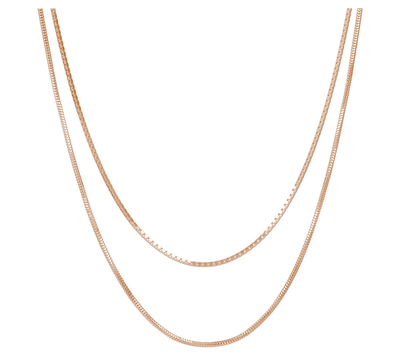 Louis Dell'Olio Sterling Silver Bikini Multi-Srand Necklace — View 3