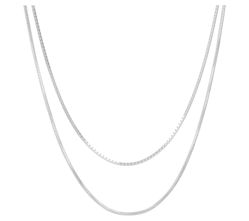 Louis Dell'Olio Sterling Silver Bikini Multi-Srand Necklace — View 5