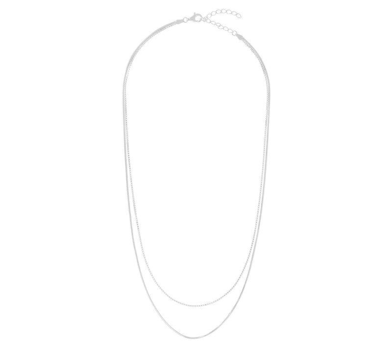 Louis Dell'Olio Sterling Silver Bikini Multi-Srand Necklace — View 8