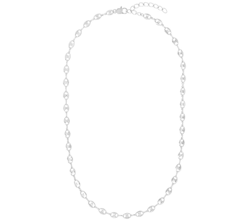 Steel by Design Adjustable Marine Link Necklace — View 4