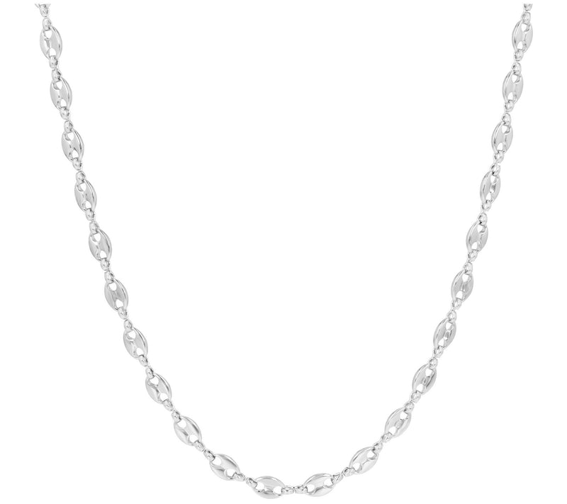 Steel by Design Adjustable Marine Link Necklace — View 3