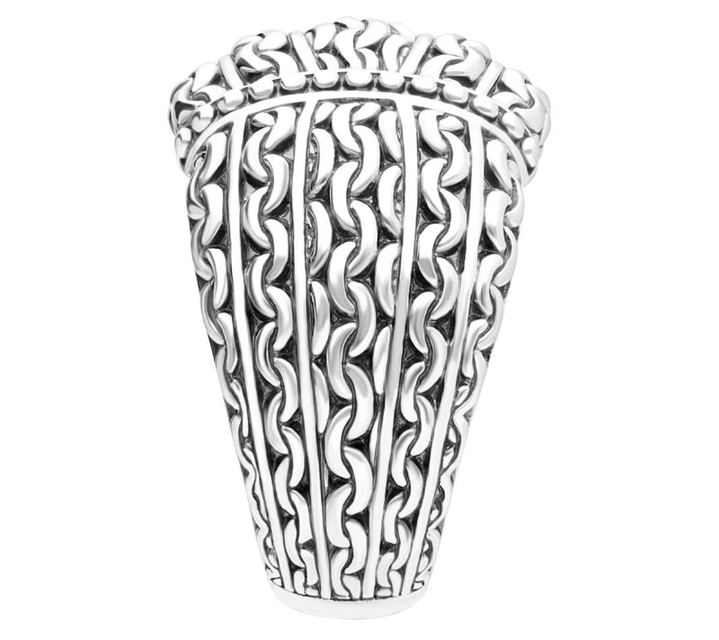 Tiffany Kay Studio Sterling Silver Purl Knit Tufted Ring — View 3