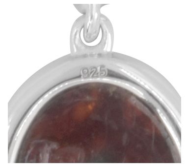 Affinity Gems Amber Dangle Earrings, Sterling Silver — View 6