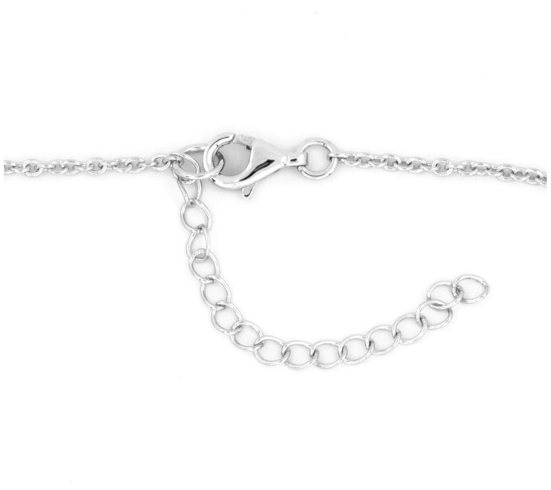 Sterling Silver Carnelian Beaded Station Necklace — View 6