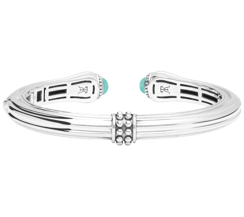 Tiffany Kay Studio Sterling Silver Turquoise Stemmed Cuff — View 5