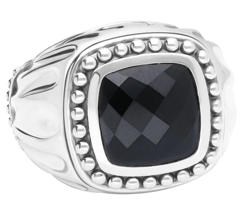 Tiffany Kay Studio Sterling Silver Onyx Stemme d Cocktail Ring — Main view