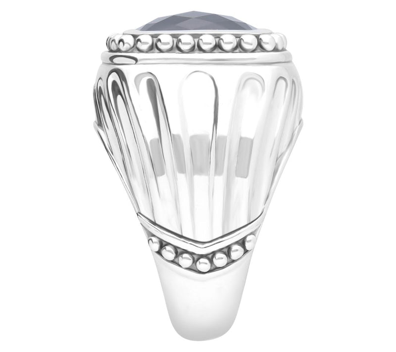 Tiffany Kay Studio Sterling Silver Onyx Stemme d Cocktail Ring — View 3