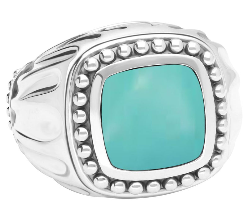 Tiffany Kay Studio Sterling Turquoise Stemmed Cocktail Ring — Main view