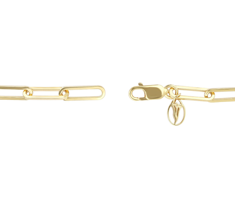 Goddaughters 14K Gold Clad White Sapphire Starfish Bracelet — View 3
