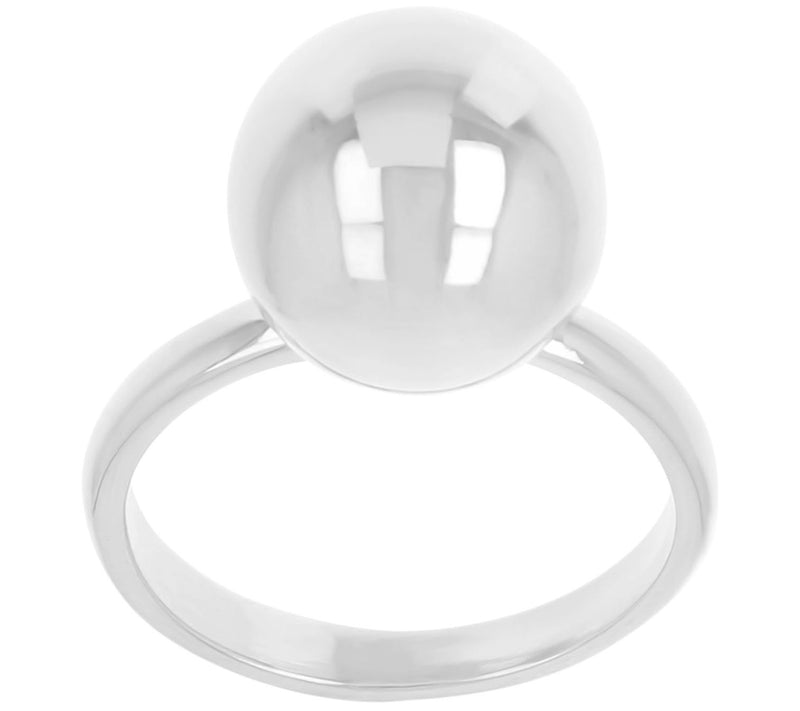 Louis Dell'Olio Sterling Silver Orbit Polish edBead Ring — View 3
