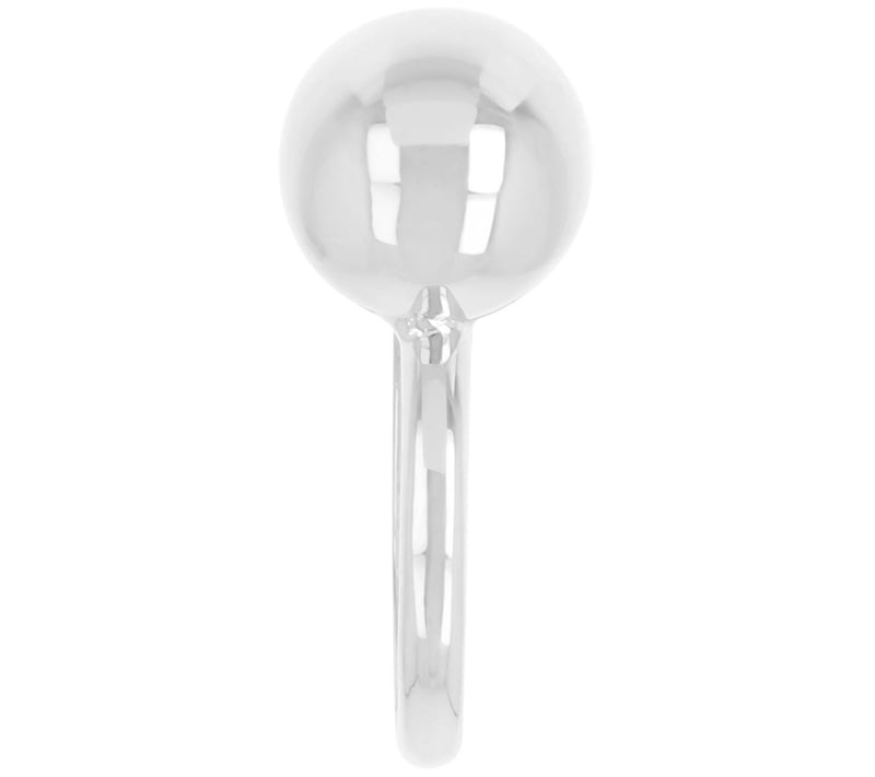 Louis Dell'Olio Sterling Silver Orbit Polish edBead Ring — View 7