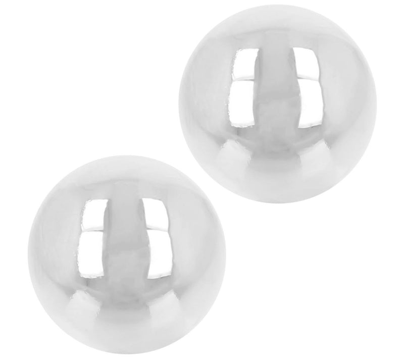 Louis Dell'Olio Sterling Orbit Polished Bead Earrings — View 3