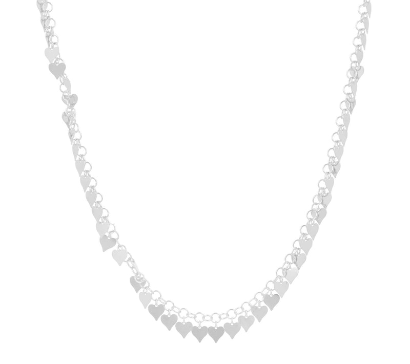 Veronese 18K Gold Plated Heart Adjustable Necklace, 5.4g — View 5