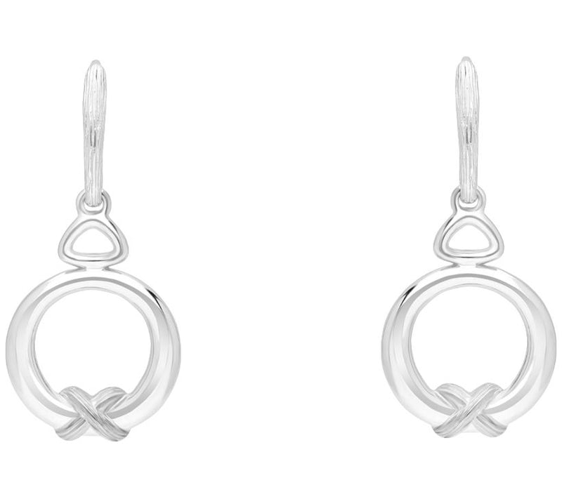 Ariva Sterling Silver Hugs & Kisses Earrings — View 3