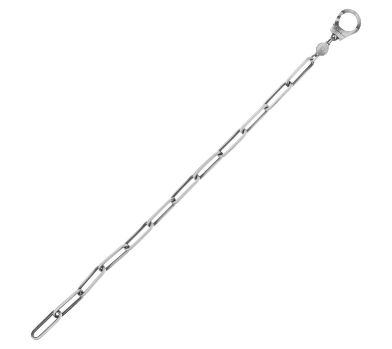 Mistero For Him Antique Finish Paperclip Bracelet, Sterling — View 4
