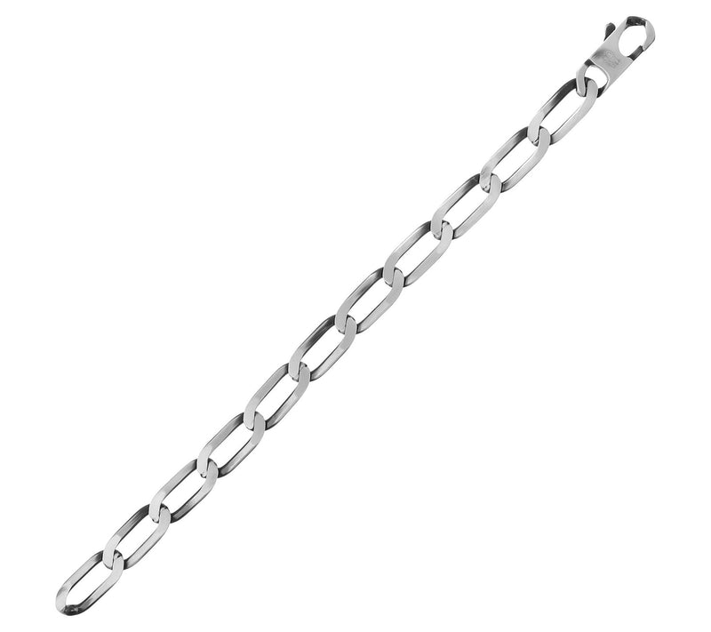 Mistero For Him Antique Finish Oval Link Bracelet, Sterling — View 4