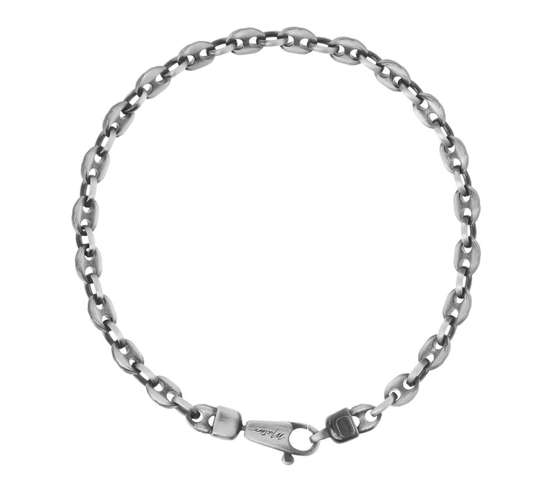 Mistero For Him Marine Link Bracelet, Sterling Silver — View 3