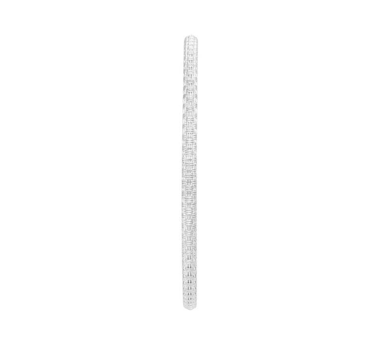 Ariva Sterling Silver Basketweave Bangle — View 3