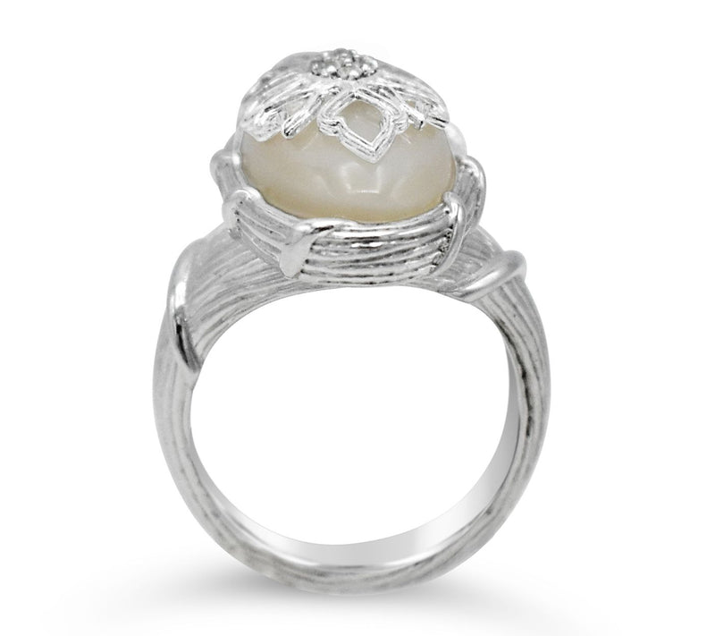 Ariva Sterling Silver Multi-Gemstone Cocktail R ing — View 2
