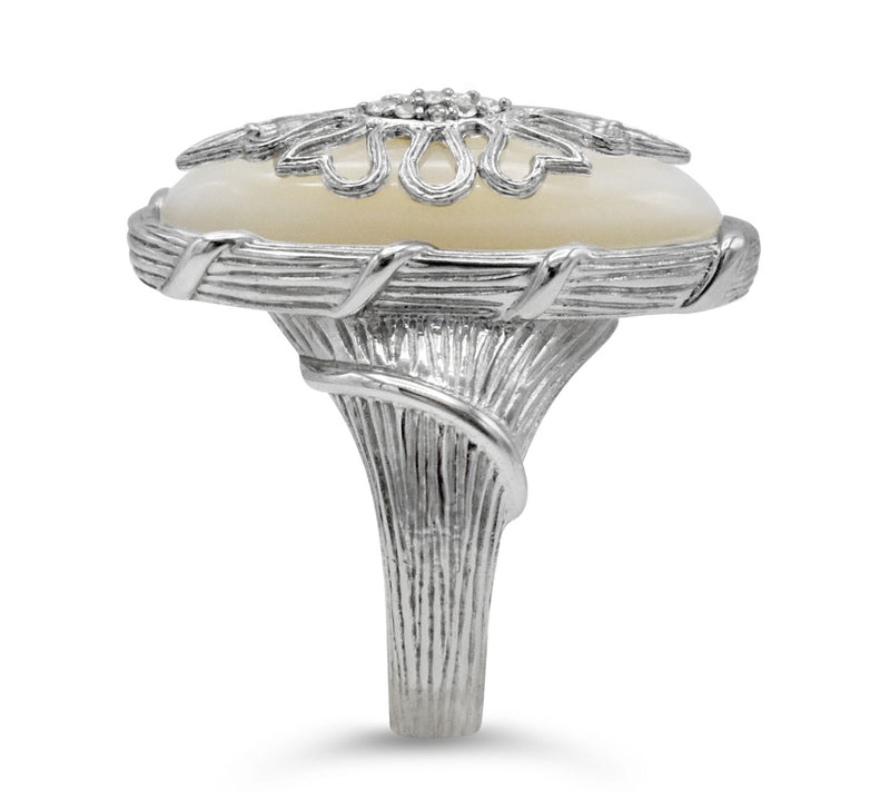 Ariva Sterling Silver Multi-Gemstone Cocktail R ing — View 3