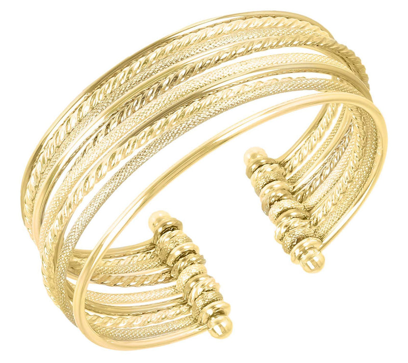 Louis Dell'Olio Bronze Millefili Multistrand Cuff — View 7