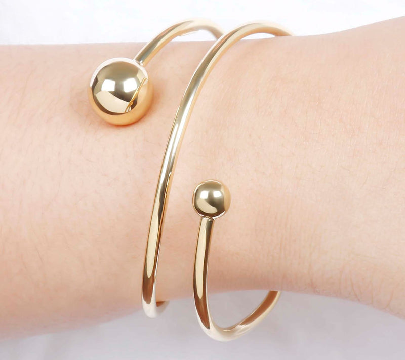 Louis Dell'Olio Sterling Silver Orbit Bypass Design Cuff — View 7