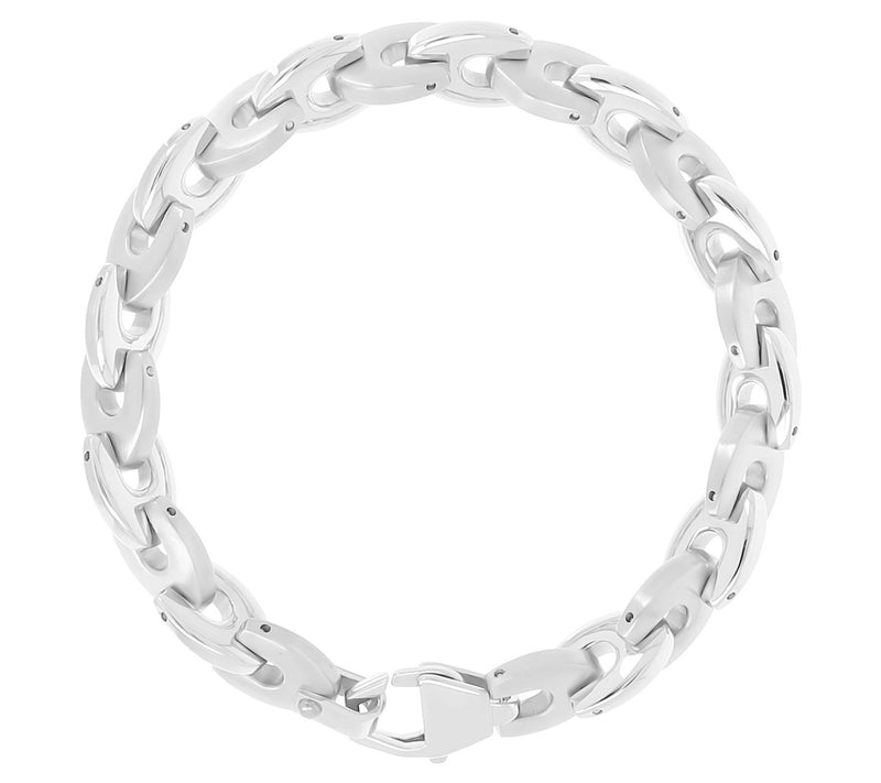 Mistero For Him Fancy Alternated Link Bracelet — View 3