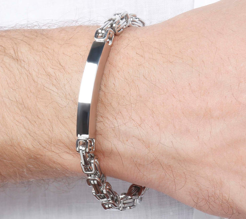 Mistero For Him Cubed Byzantine Bracelet — View 5