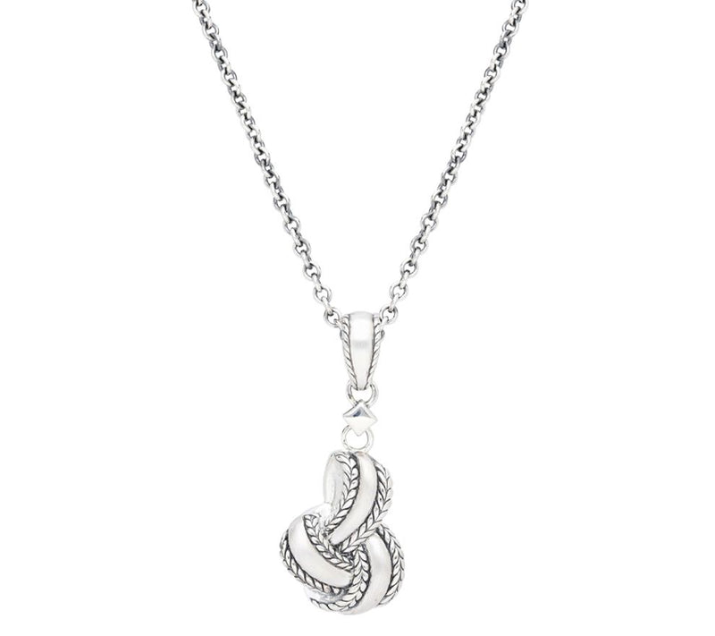 Tiffany Kay Studio Sterling Herringbone Knot Pendant w/ Chain — Main view