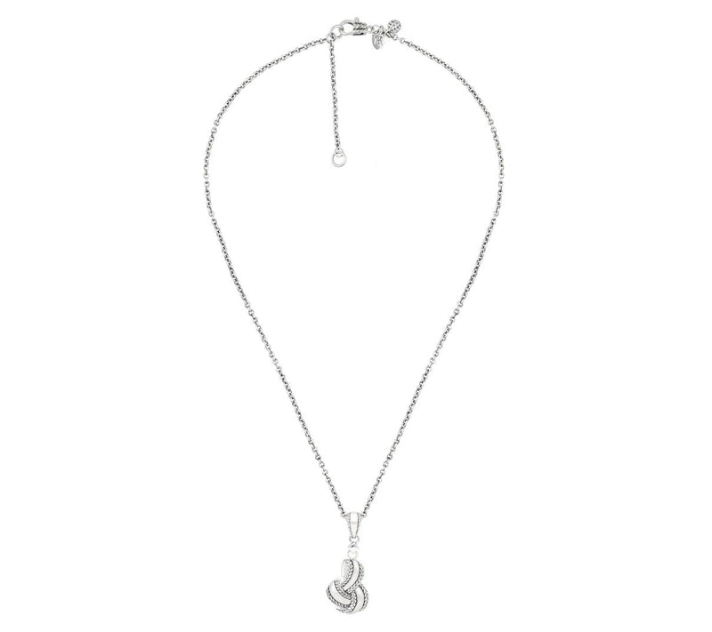 Tiffany Kay Studio Sterling Herringbone Knot Pendant w/ Chain — View 4