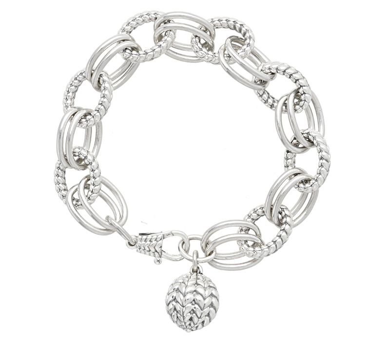 Tiffany Kay Studio Sterling Silver Herringbon e Link Bracelet — Main view