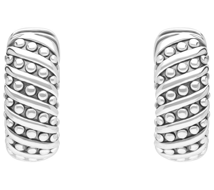 Tiffany Kay Studio Sterling Silver Beaded Huggi e Hoop Earring — Main view