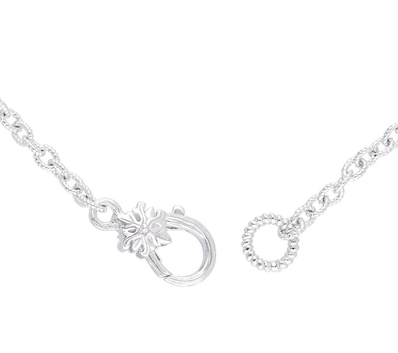 Ariva Sterling Silver Gemstone Station Bracelet — View 3