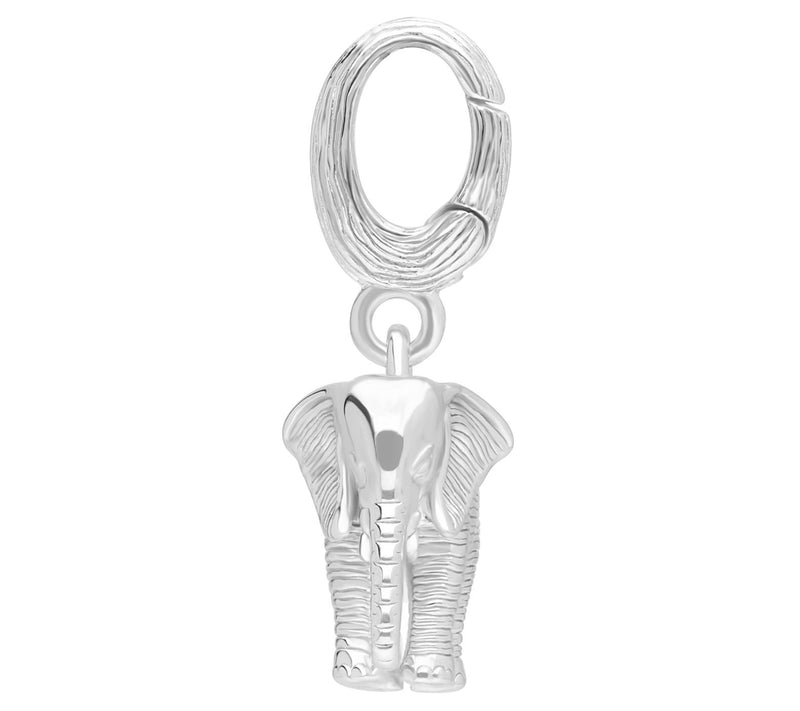 Ariva Sterling Silver Good Luck Elephant Charm — View 5