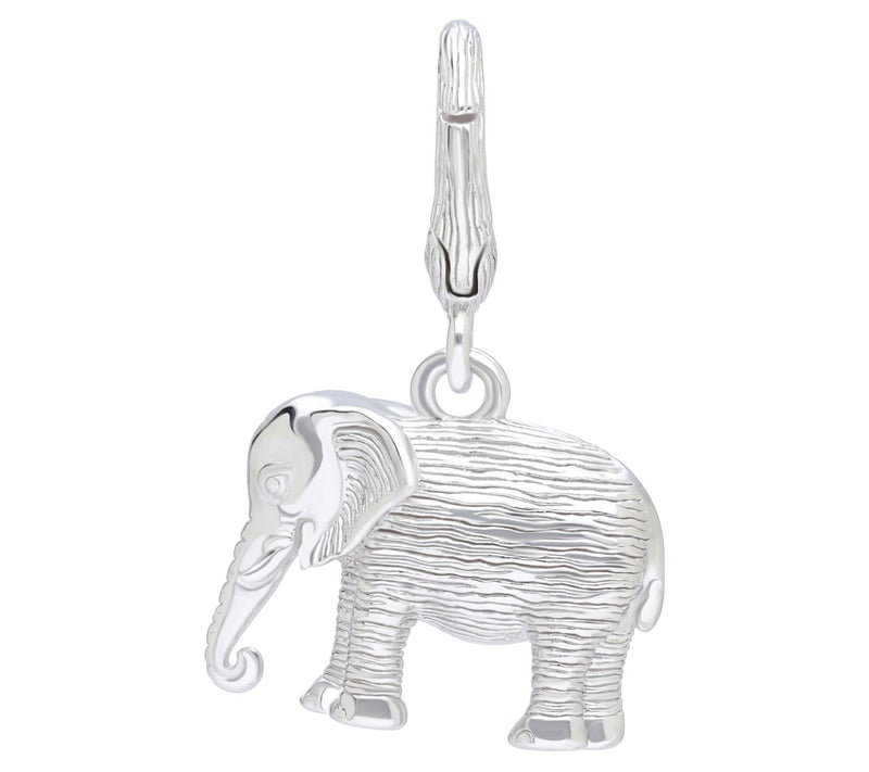 Ariva Sterling Silver Good Luck Elephant Charm — View 4