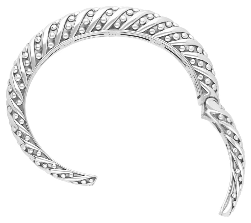 Tiffany Kay Studio Sterling-Silver Armored Beaded Cuff — View 4