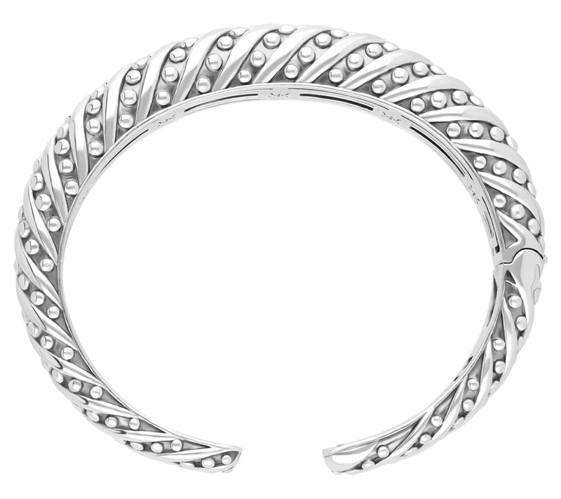 Tiffany Kay Studio Sterling-Silver Armored Beaded Cuff — View 3