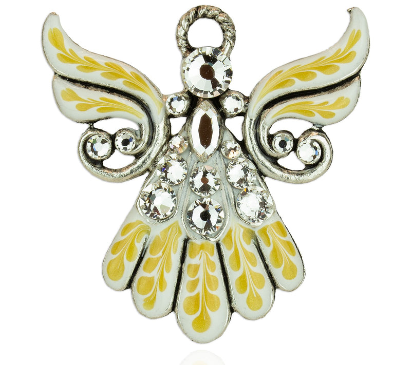 Anne Koplik Jill's Garden Crystal Angel Pin — Main view
