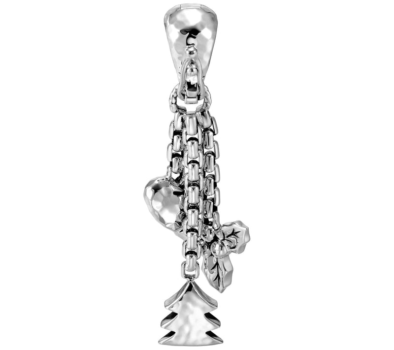 JAI Sterling Silver Christmas Charm Enhancer — View 4