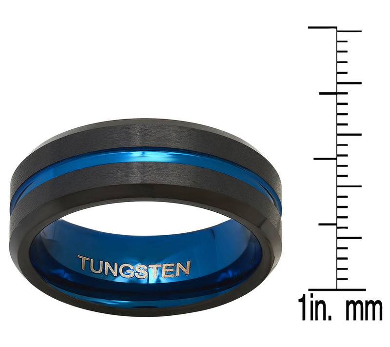 Steel by Design Men's Two-Tone Band Ring — View 5