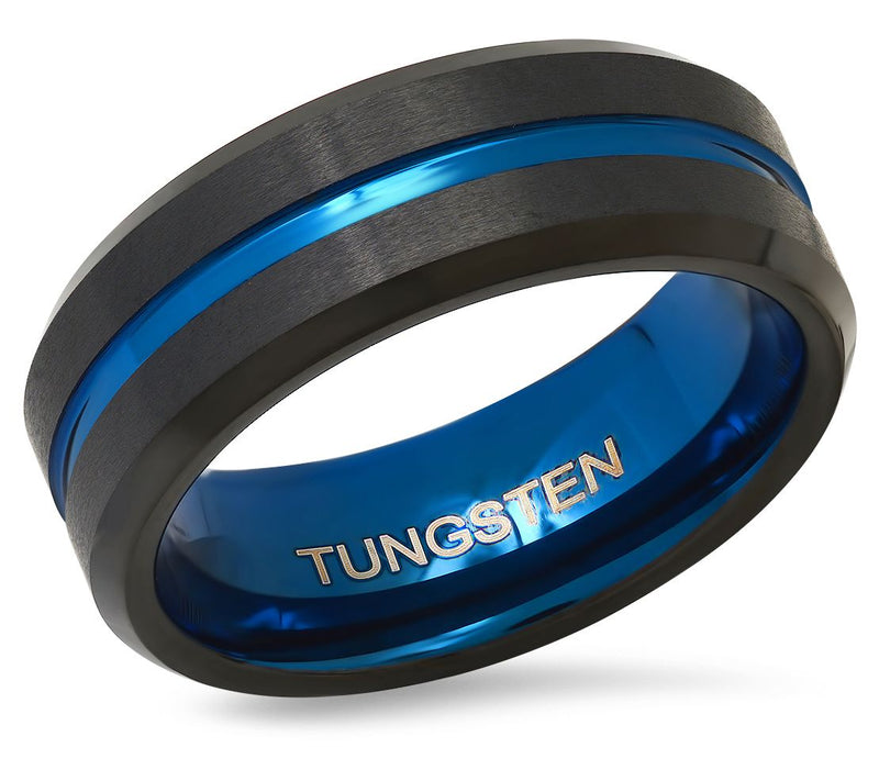Steel by Design Men's Two-Tone Band Ring — Main view