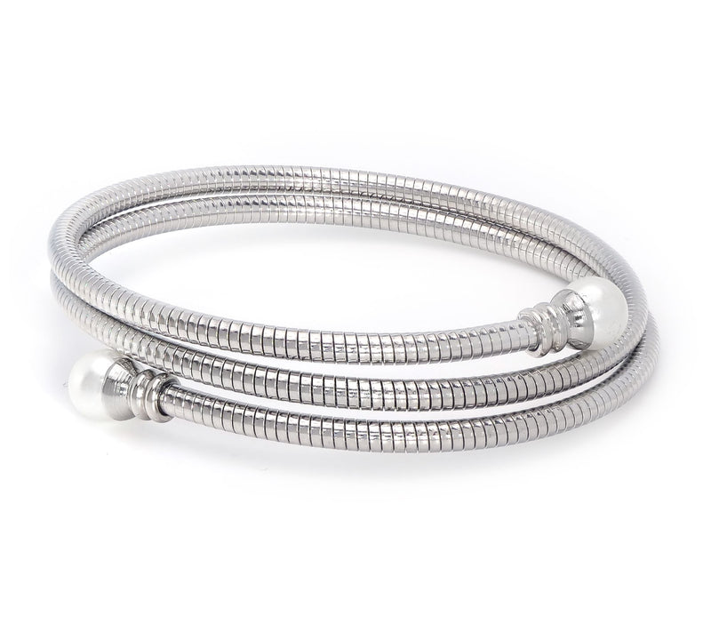 Steel by Design Snake Coil Wrap Bracelet — View 3