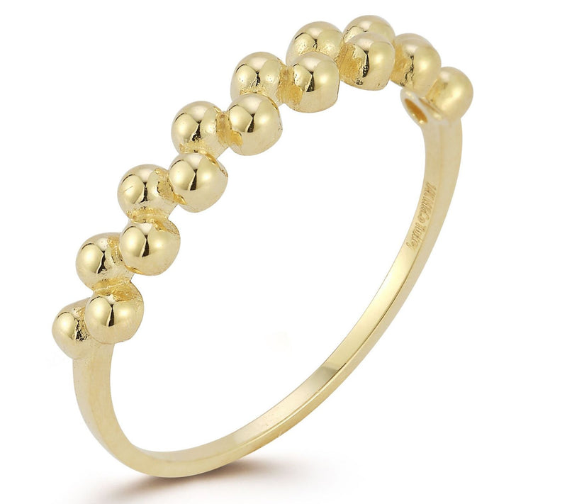 Luminosa Gold Ball Ring, 14K — View 4