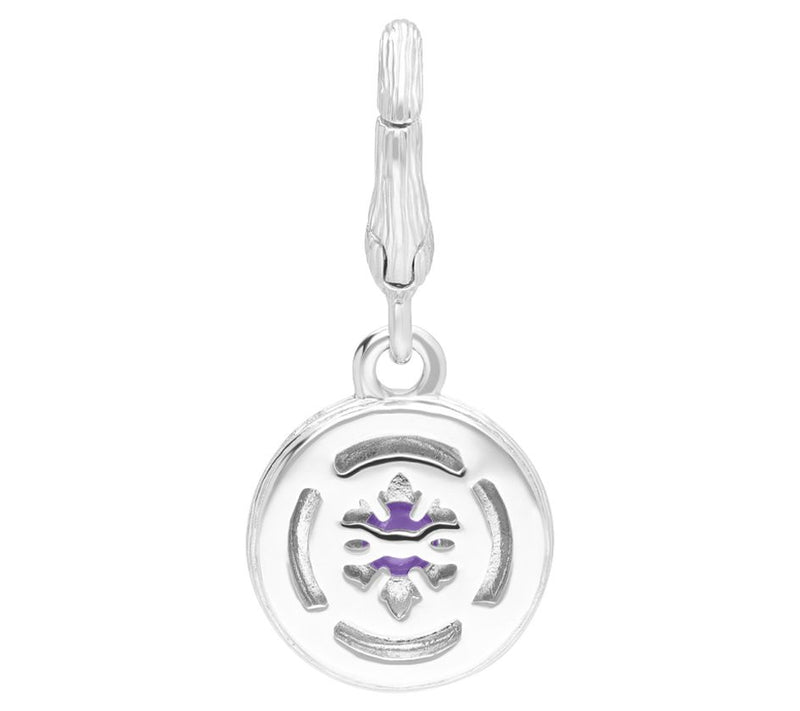 Ariva Sterling Silver Enamel Birthstone Charm — View 27