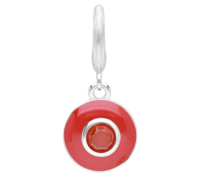Ariva Sterling Silver Enamel Birthstone Charm — View 9