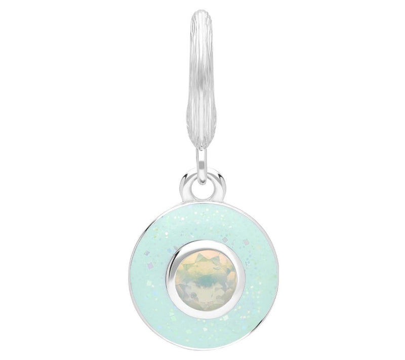 Ariva Sterling Silver Enamel Birthstone Charm — View 21