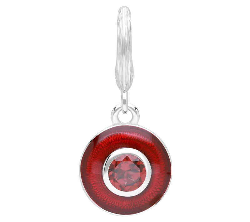 Ariva Sterling Silver Enamel Birthstone Charm — View 15