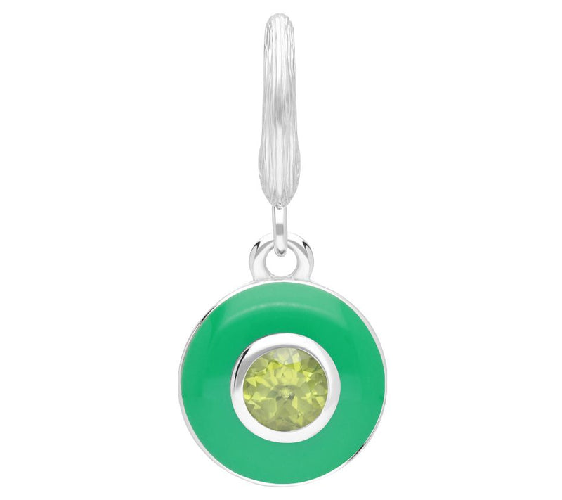 Ariva Sterling Silver Enamel Birthstone Charm — View 23