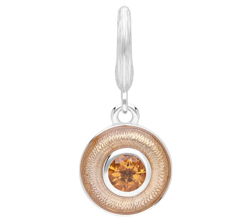 Ariva Sterling Silver Enamel Birthstone Charm — View 13